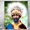 Emperor Haile Selassie Coronation 2 Emperor Haile Selassie Coronation Canvas Print