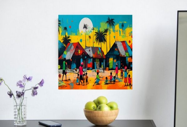 African Village 3 African Village - Children & The Moon