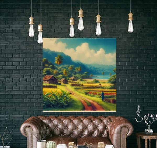 Serene Coastal Village 1 Serene Coastal Village