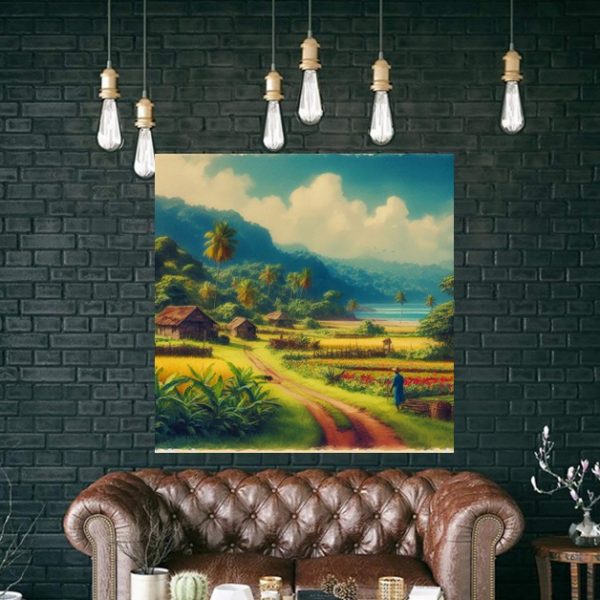 Serene Coastal Village