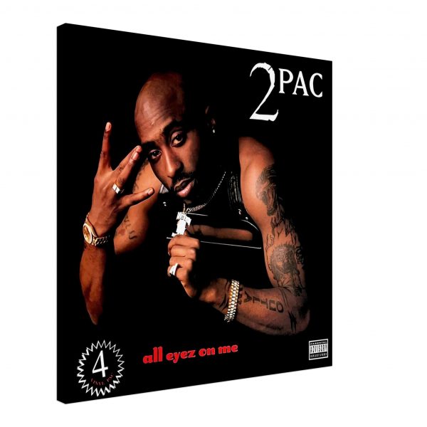 2Pac - All Eyez On Me Album Cover on Canvas