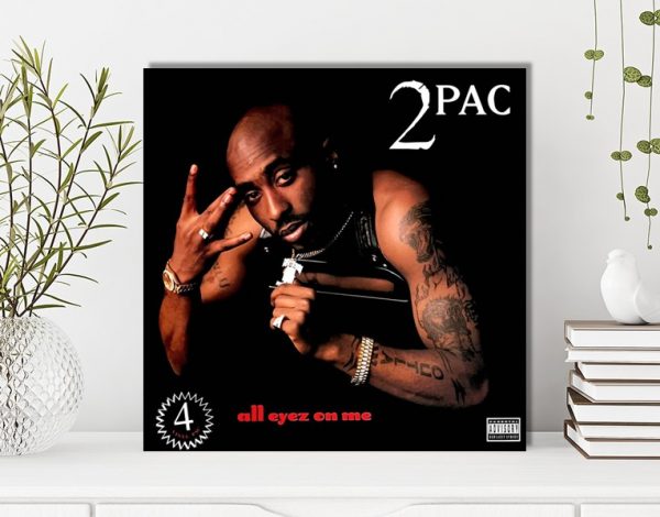 All Eyez On Me Album Cover on Canvas
