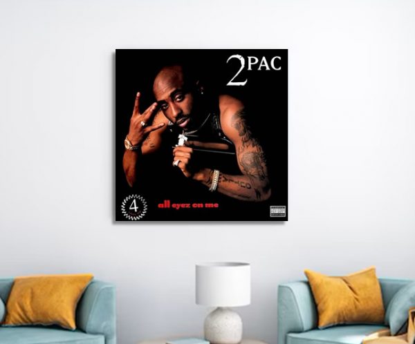 All Eyez On Me Album Cover on Canvas