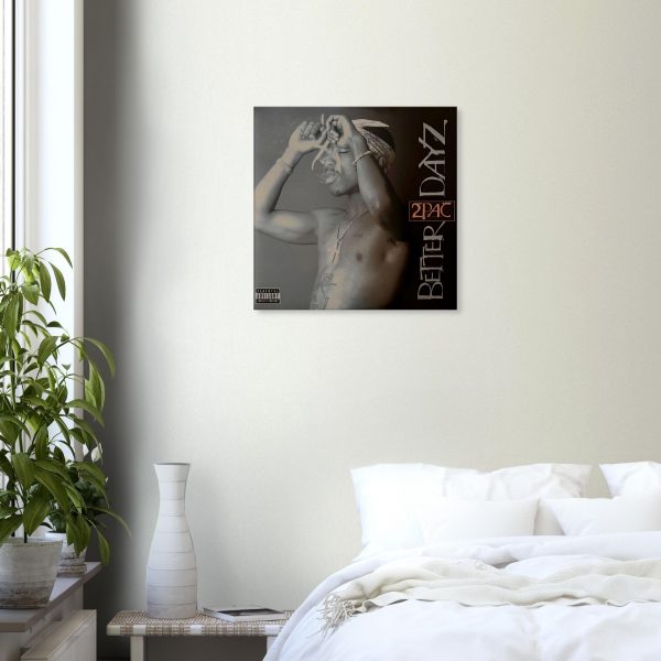 2Pac - Better Dayz Album Cover on Canvas 1