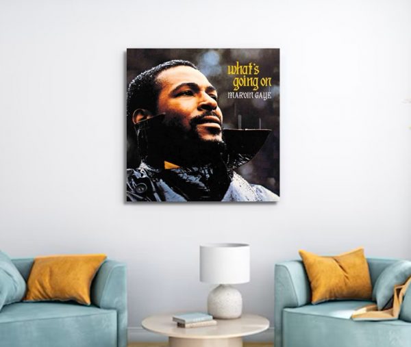 Marvin Gaye – What's Going On Album Cover on Canvas 3 Marvin Gaye – What's Going On Canvas Print